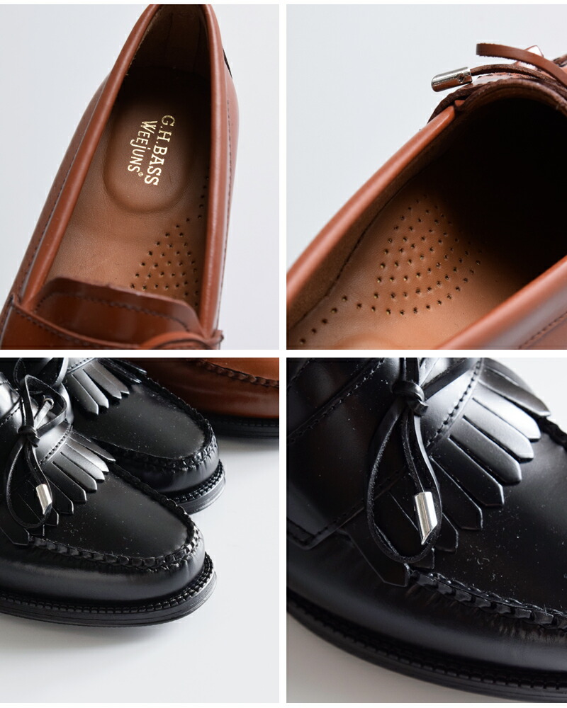 楽天市場】G.H.BASS ジーエイチバス レザー タッセル ローファー “EASY