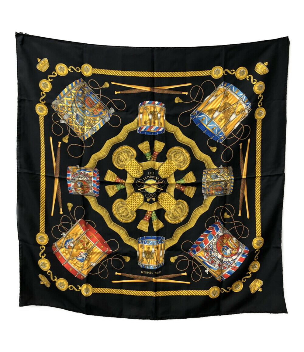 楽天市場】【中古】 エルメス スカーフ カレ90 シルク100% タンブール