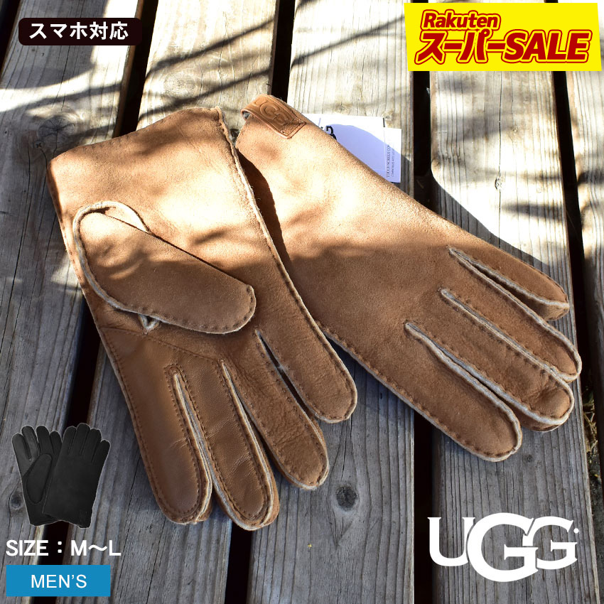 楽天市場】【スーパーSALE☆】アグ 手袋 UGG メンズ スマホ対応