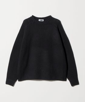 H＞スポンディッシュ ウール ワイドクルーネック