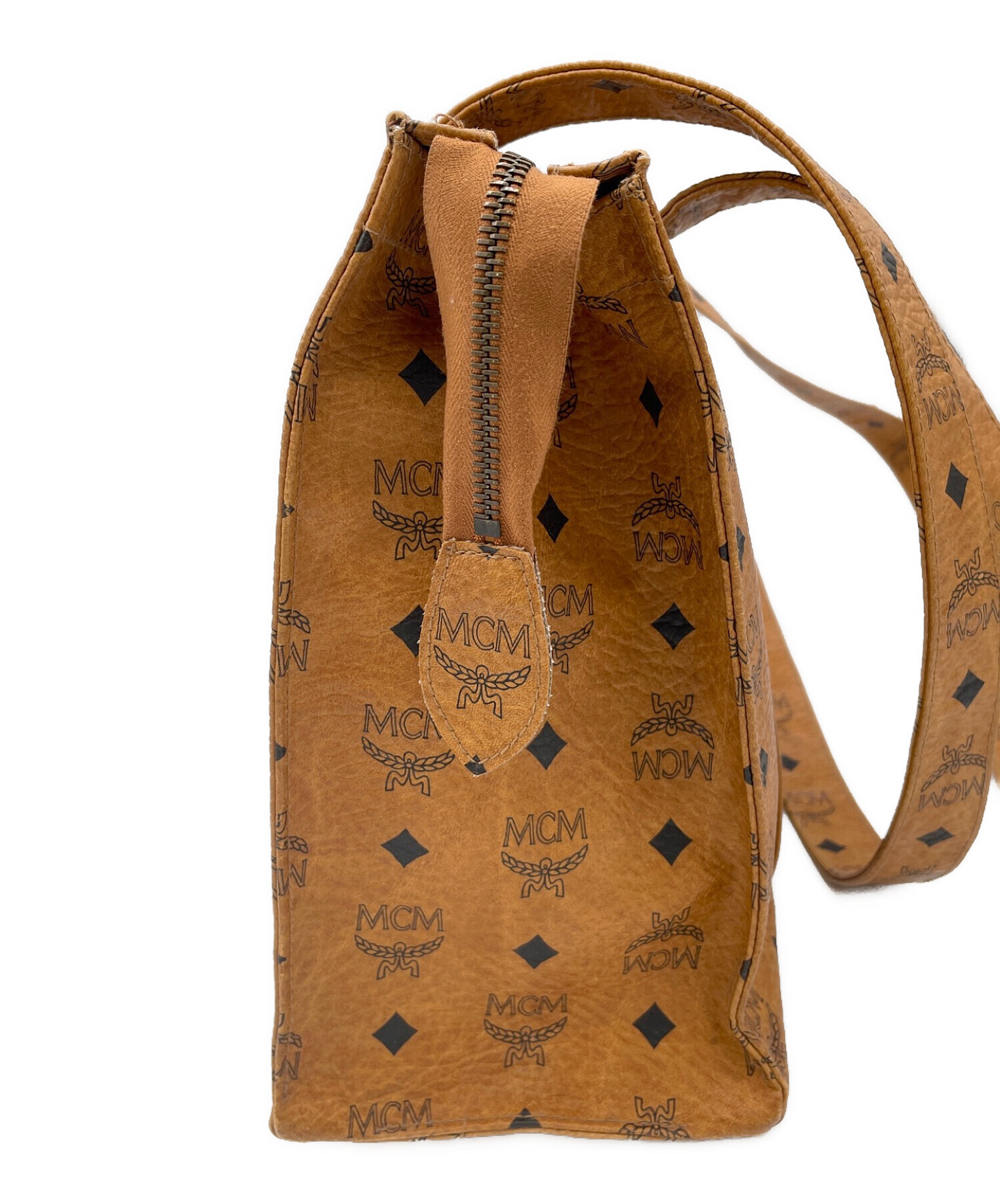 中古・古着通販】MCM (エムシーエム) トートバッグ ブラウン｜ブランド