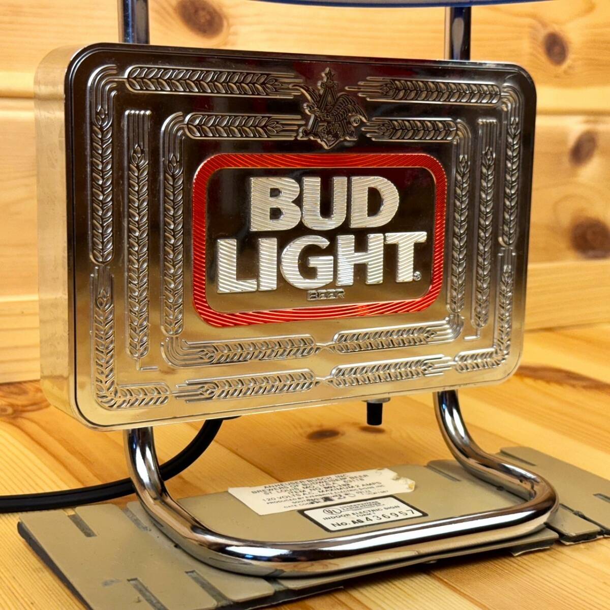 BUD LIGHT バドライト BEER ビール ビンテージ ライトサイン シェード