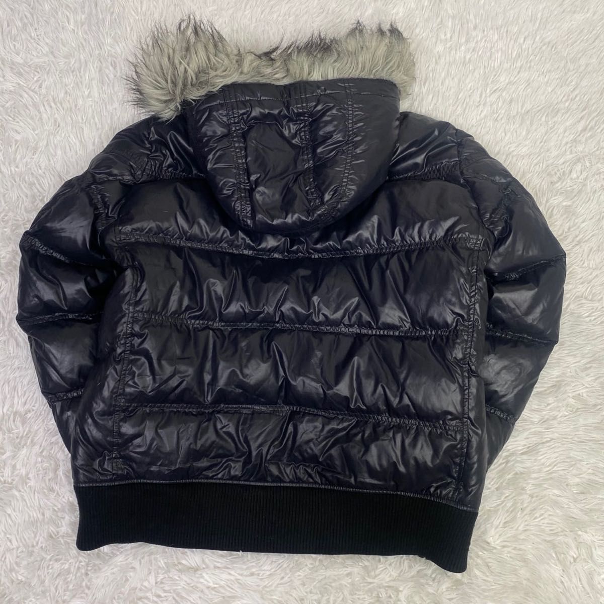 OLD UNIQLO オールドユニクロ ファー付き プレミアム ダウンジャケット