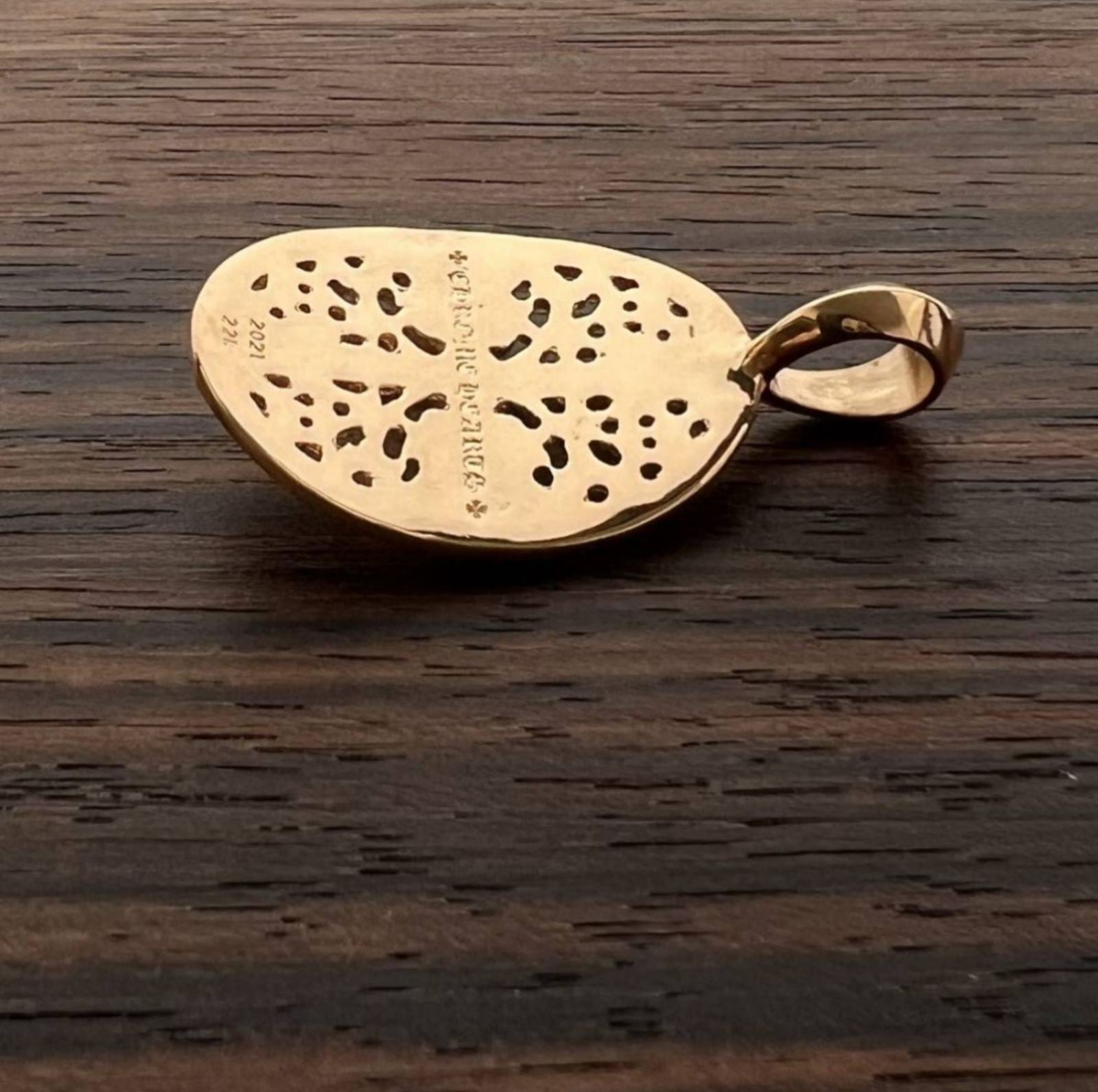 CHROME HEARTS クロムハーツ クラシックオーバル 22Kゴールド