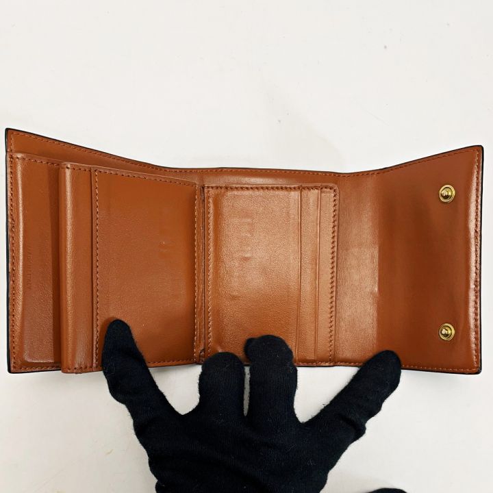 CELINE セリーヌ トリオンフ ブラウン 3つ折り財布 レディース