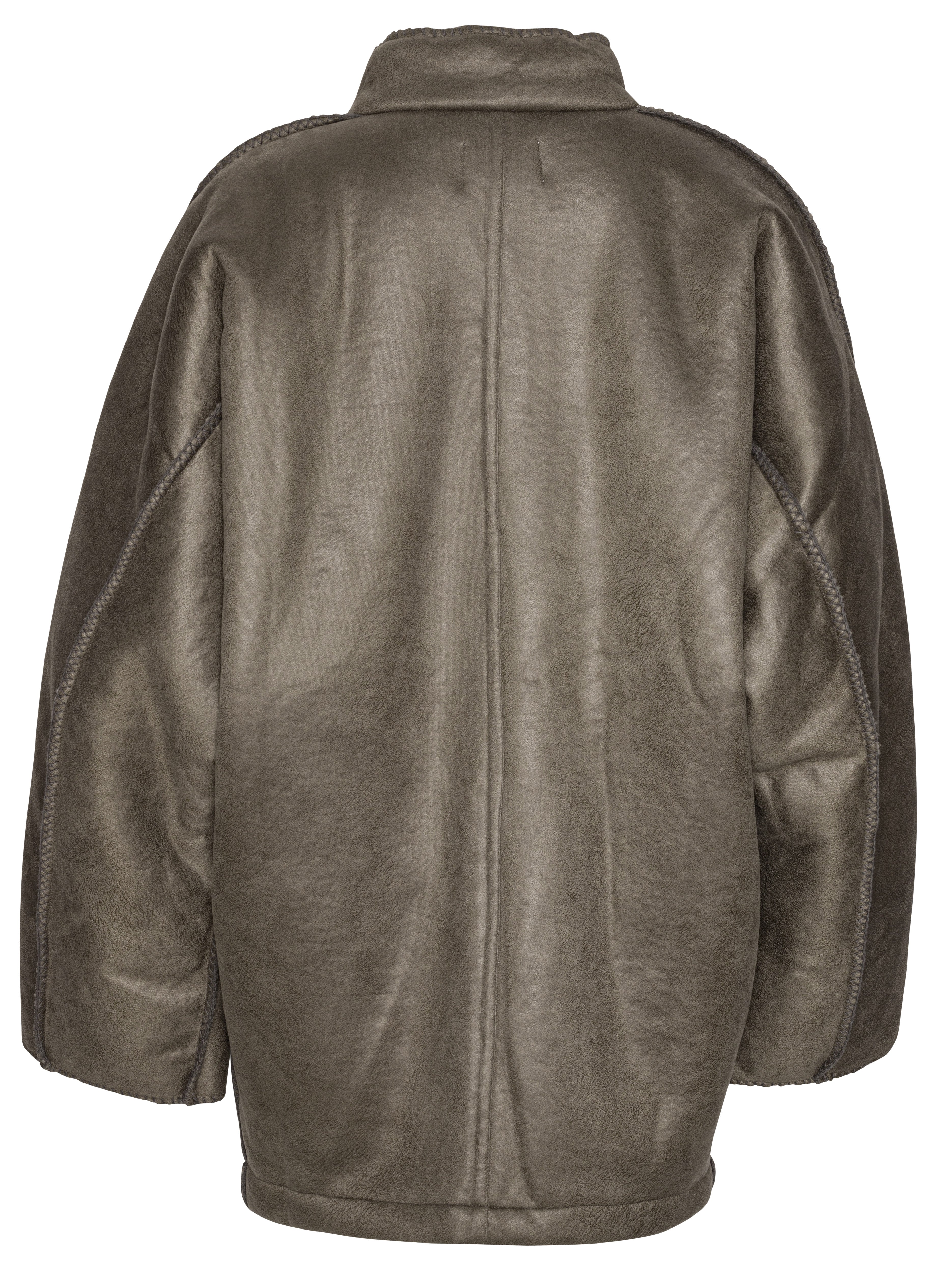 Henrik Vibskov │ Dart Jacket in Grey Shearling – Henrik Vibskov