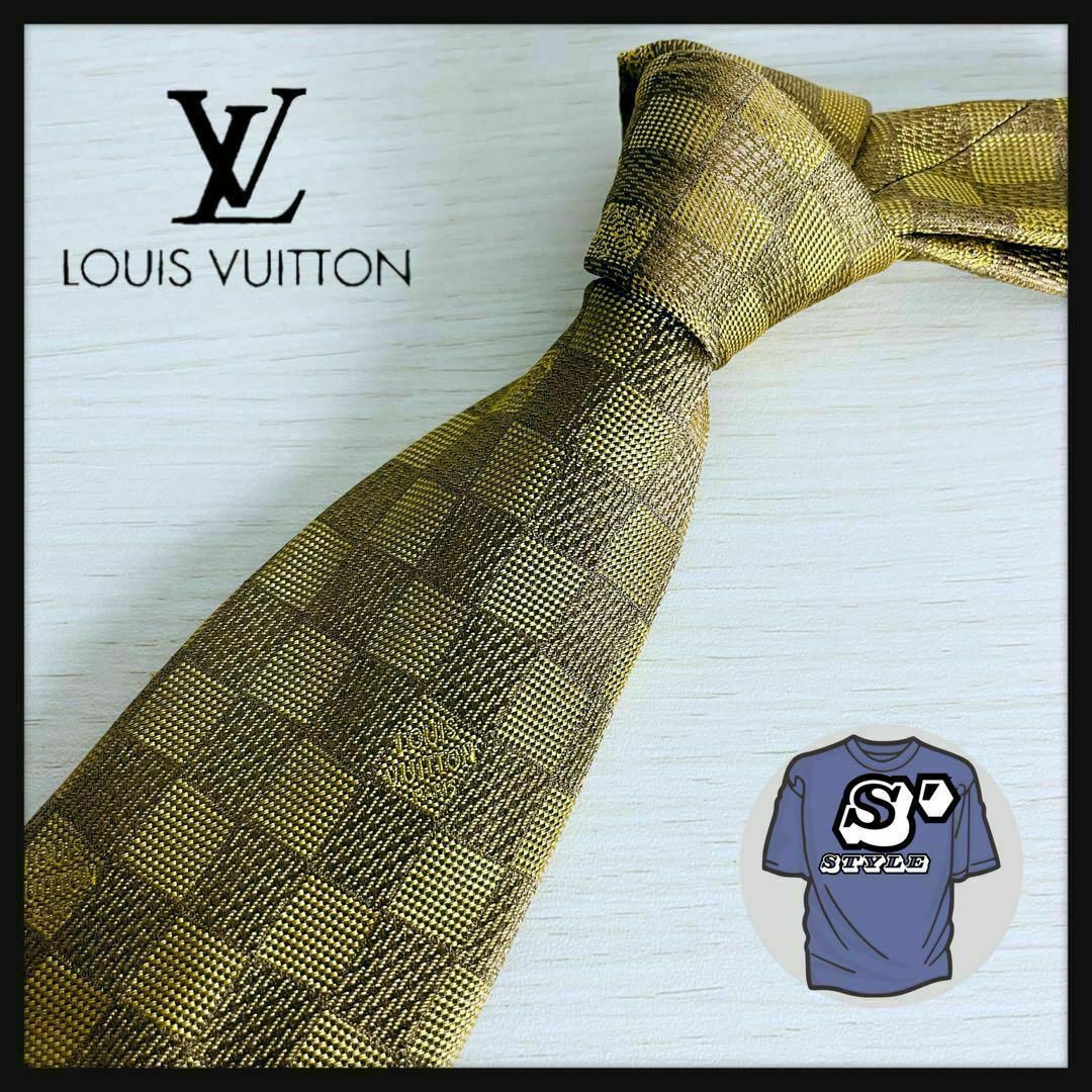 LOUIS VUITTON - 【超人気デザイン】ルイヴィトン☆ダミエ柄ネクタイ