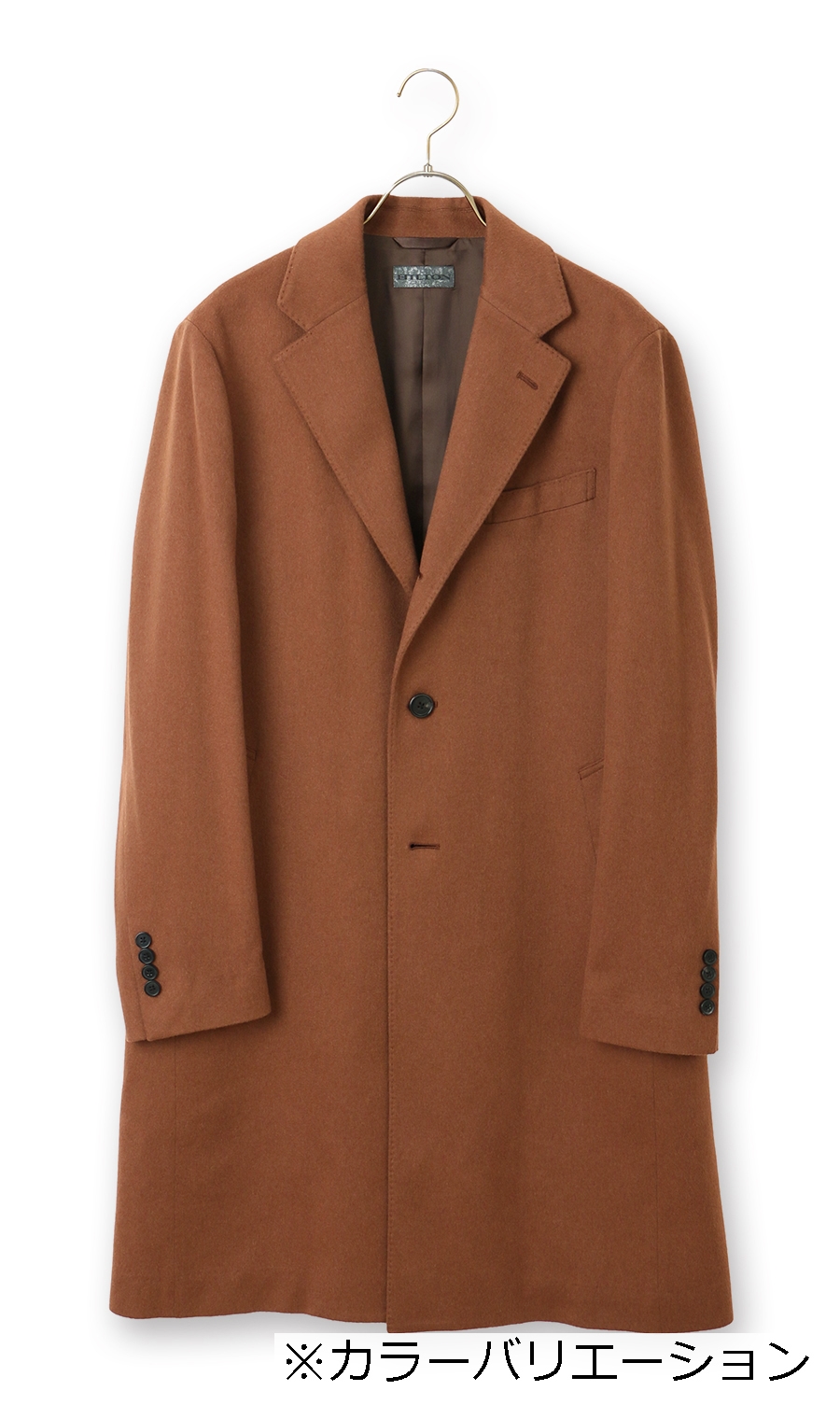 カシミヤチェスターコート【LUIGI COLOMBO】 (7321R244-31) | HILTON
