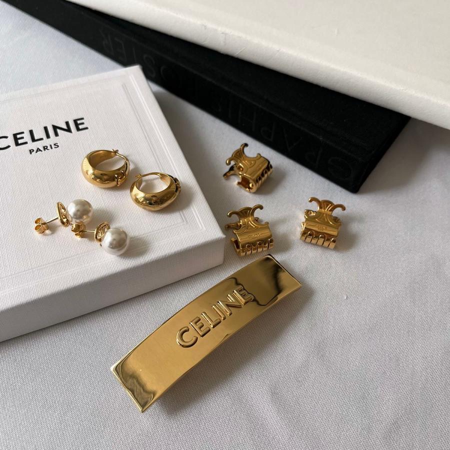 CELINE（セリーヌ） ヘアクリップ 460IE6BSL.35OR レディース ヘアピン