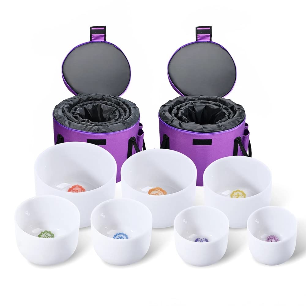 Amazon | 6～12インチ フロストクォーツクリスタルボウルセット