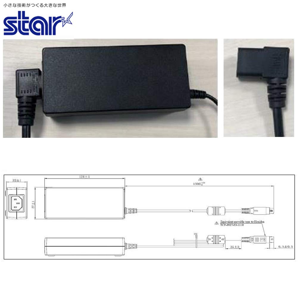 Amazon.co.jp: スター精密 プリンター用ACアダプター PS60A-24C