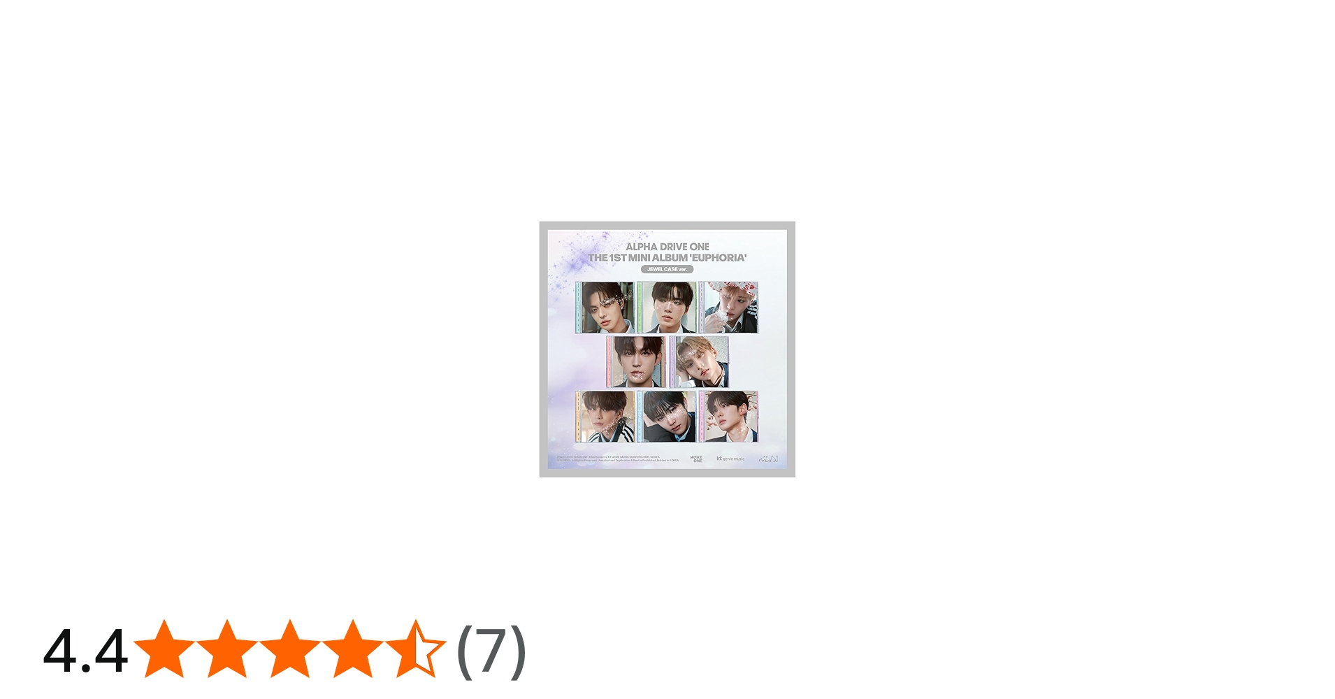 Amazon.co.jp: ALPHA DRIVE ONE EUPHORIA 1st Mini Album アルバム