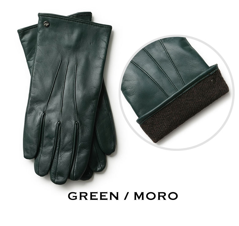 メローラ 手袋 スマホタッチ メンズ ナッパxカシミア グローブ MEROLA