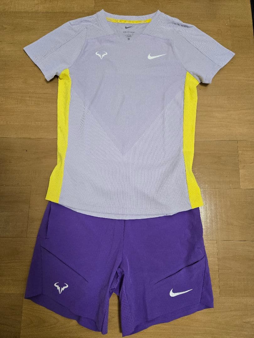Nike Rafael Nadal テニスウェアセット Rafa Nadal New Nike Gear During Brisbane 2024 Doubles (US Open Day