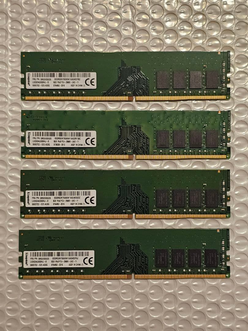 <動作確認済み>DDR4 8GB×4枚 32GB ki03 32GB RAM Replacement for Kingston KCP432ND8/32, KF432C16BB/32