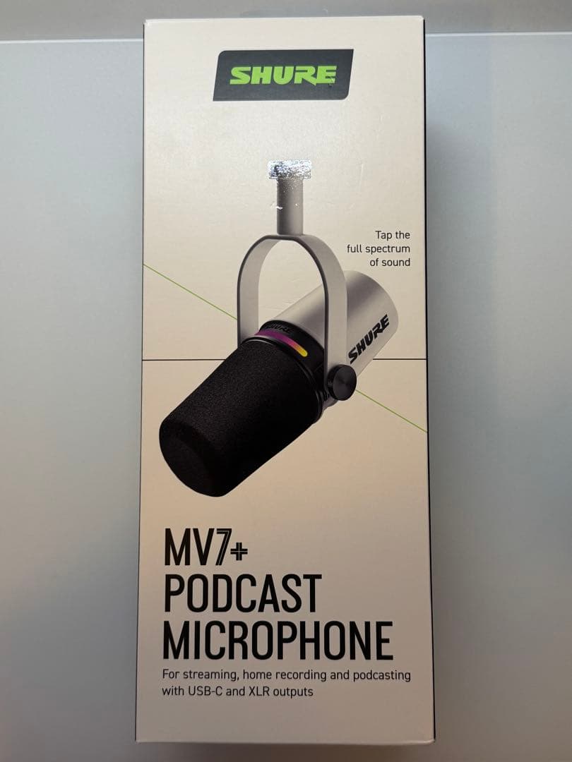 配信機器・PA機器・レコーディング機器 SHURE MV7+ White mt0160369_m.jpg