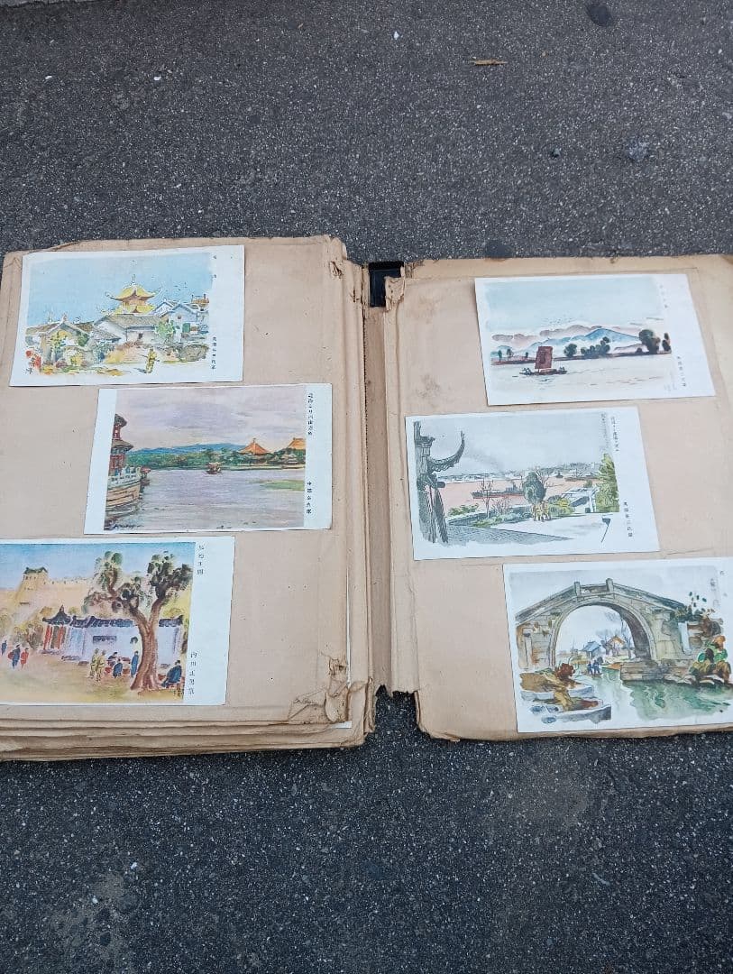 満州の古い絵葉書、１６６枚、スクラップに貼り付け、戦前、軍人、戦争 Amazon.co.jp: 戦前 絵葉書 旅順 港口の全景 日露戦争 満洲 中国 大連