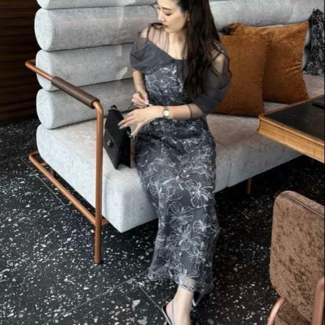 スーツ・フォーマル・ドレス andresd tulle drape spangle dress tulle drape spangle dress | ANDRESD